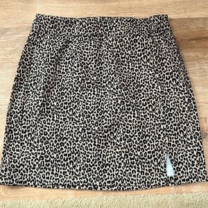 Garage Cheetah print mini skirt